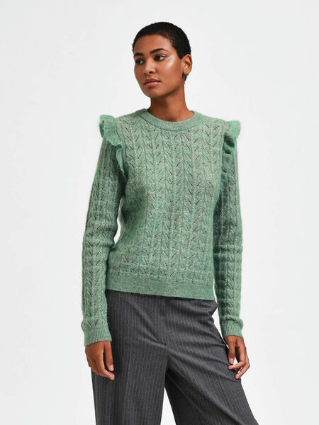 Selected ALPACAWOLMIX SWEATER, Loden Frost, highres - 16087703_LodenFrost_986915_003.jpg