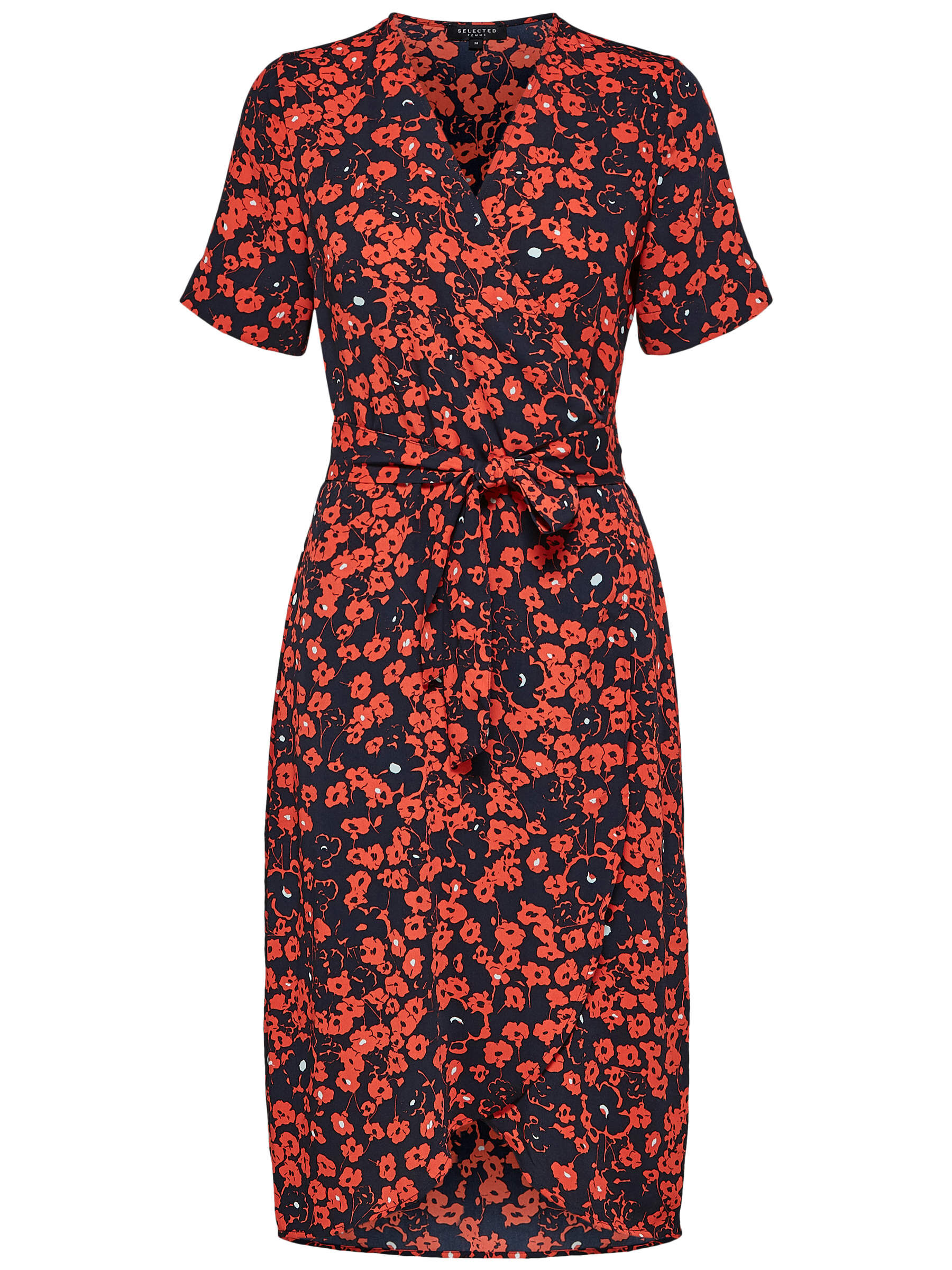 Selected femme outlet wrap dress