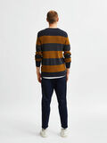 Selected BLOKKSTRIPETE PULLOVER, Curry, highres - 16079768_Curry_853536_004.jpg