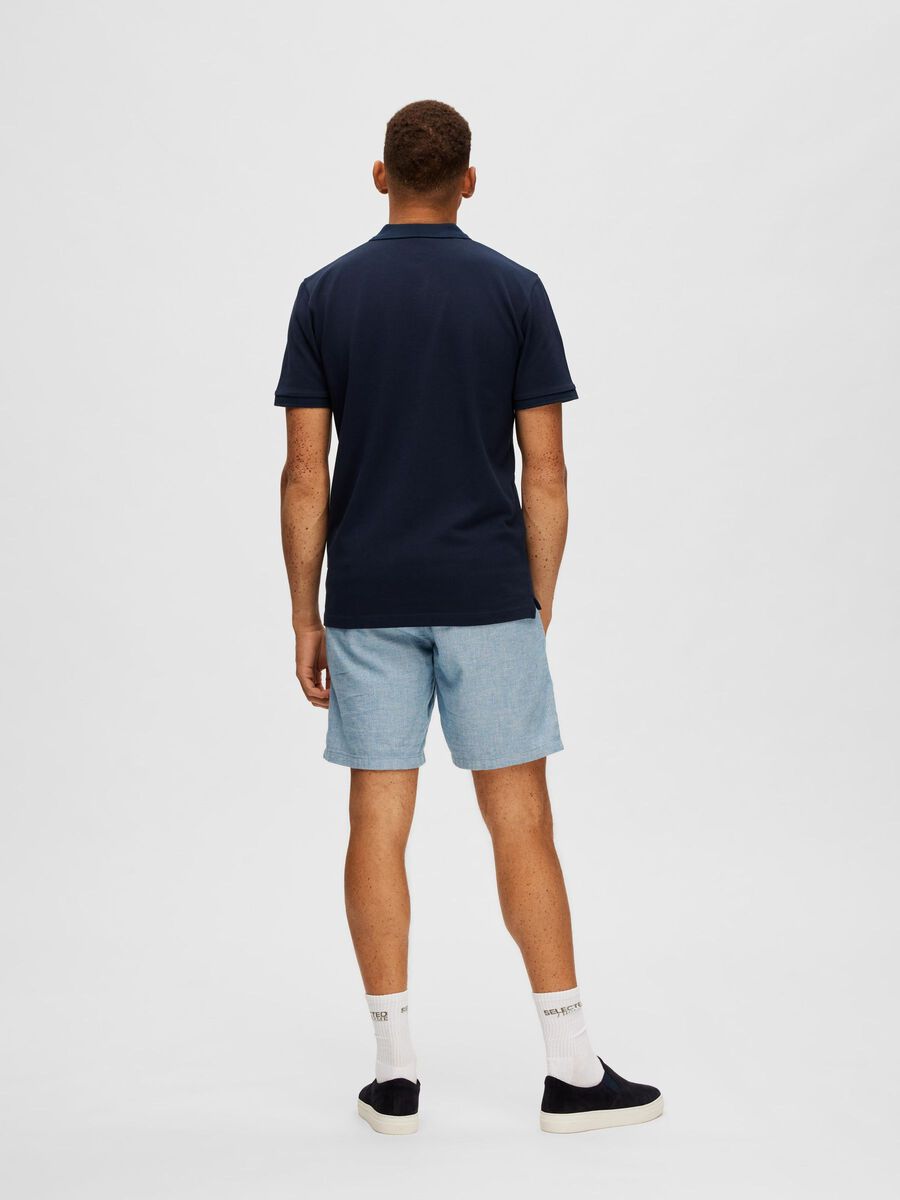 Selected KLASSISCHES POLO SHIRT, Navy Blazer, highres - 16087839_NavyBlazer_004.jpg
