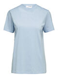 Selected PIMAKATOEN T-SHIRT, Cashmere Blue, highres - 16048004_CashmereBlue_001.jpg