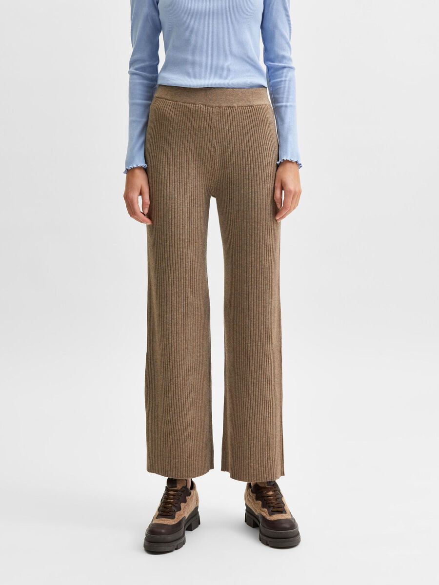 Selected KNITTED HIGH WAISTED TROUSERS, Amphora, highres - 16081312_Amphora_884475_003.jpg