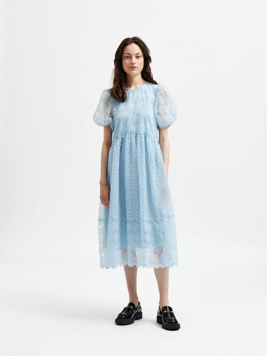 Selected DE ENCAJE VESTIDO MIDI, Cashmere Blue, highres - 16086834_CashmereBlue_005.jpg