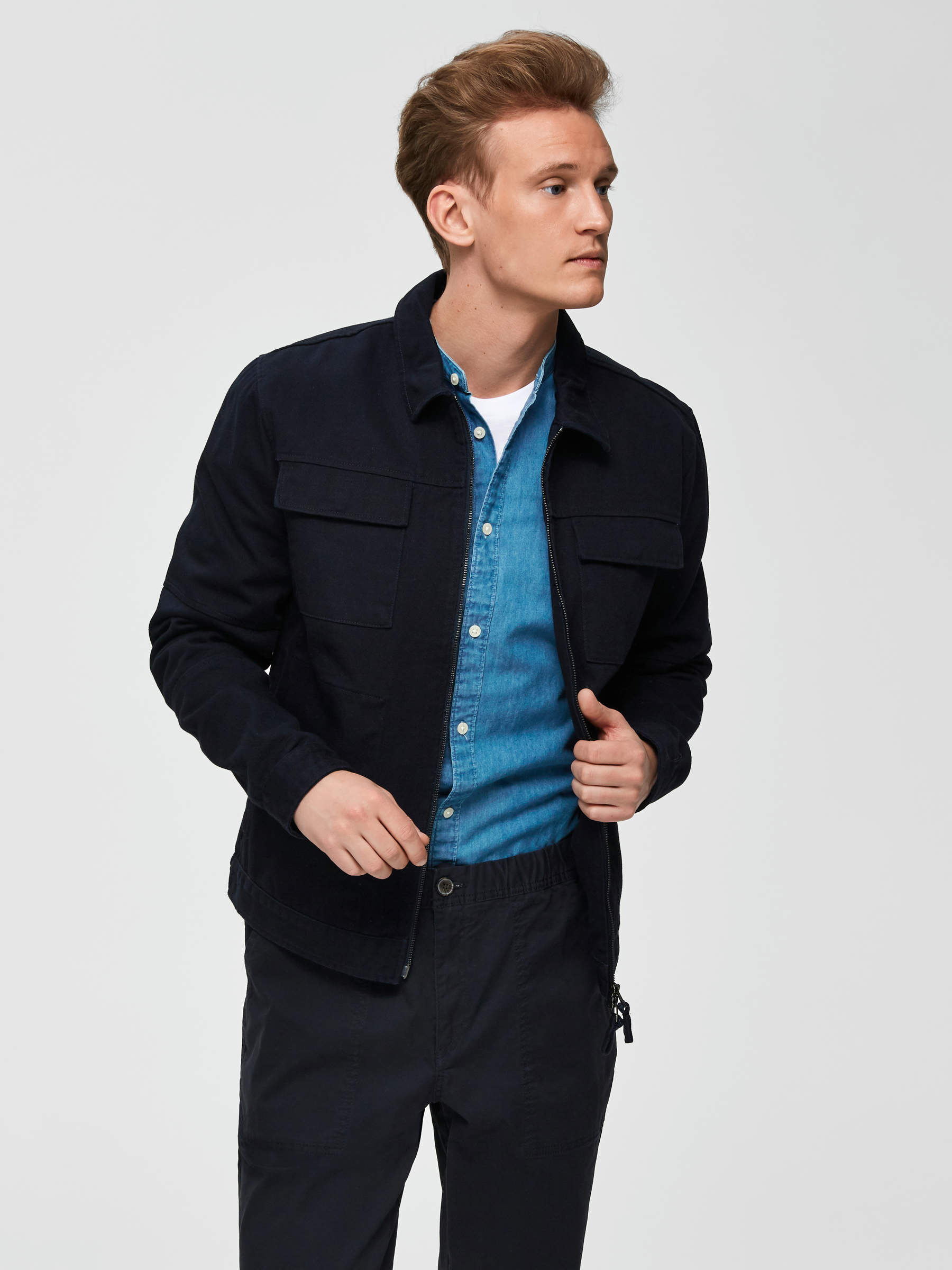 Selected homme worker jacket top