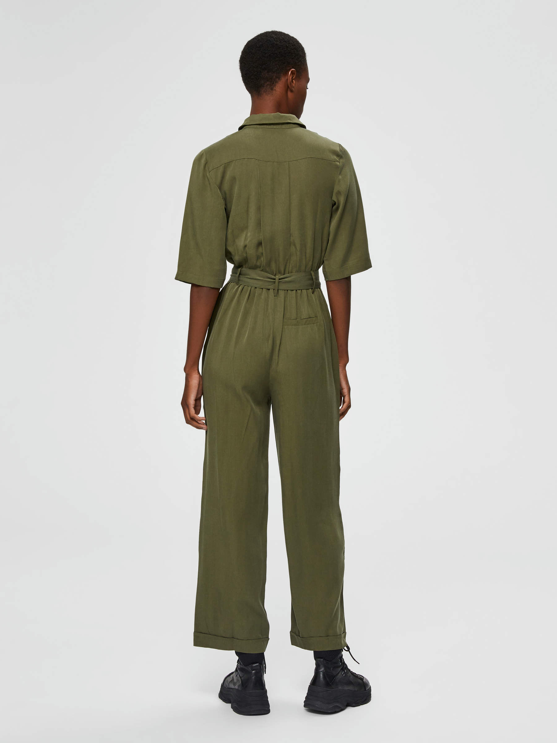 UTILITY JUMPSUIT Green SELECTED FEMME