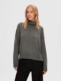 Selected RULLEKRAVE I ULDBLANDING STRIKTRØJE, Medium Grey Melange, highres - 16093235_MediumGreyMelange_1097714_008.jpg