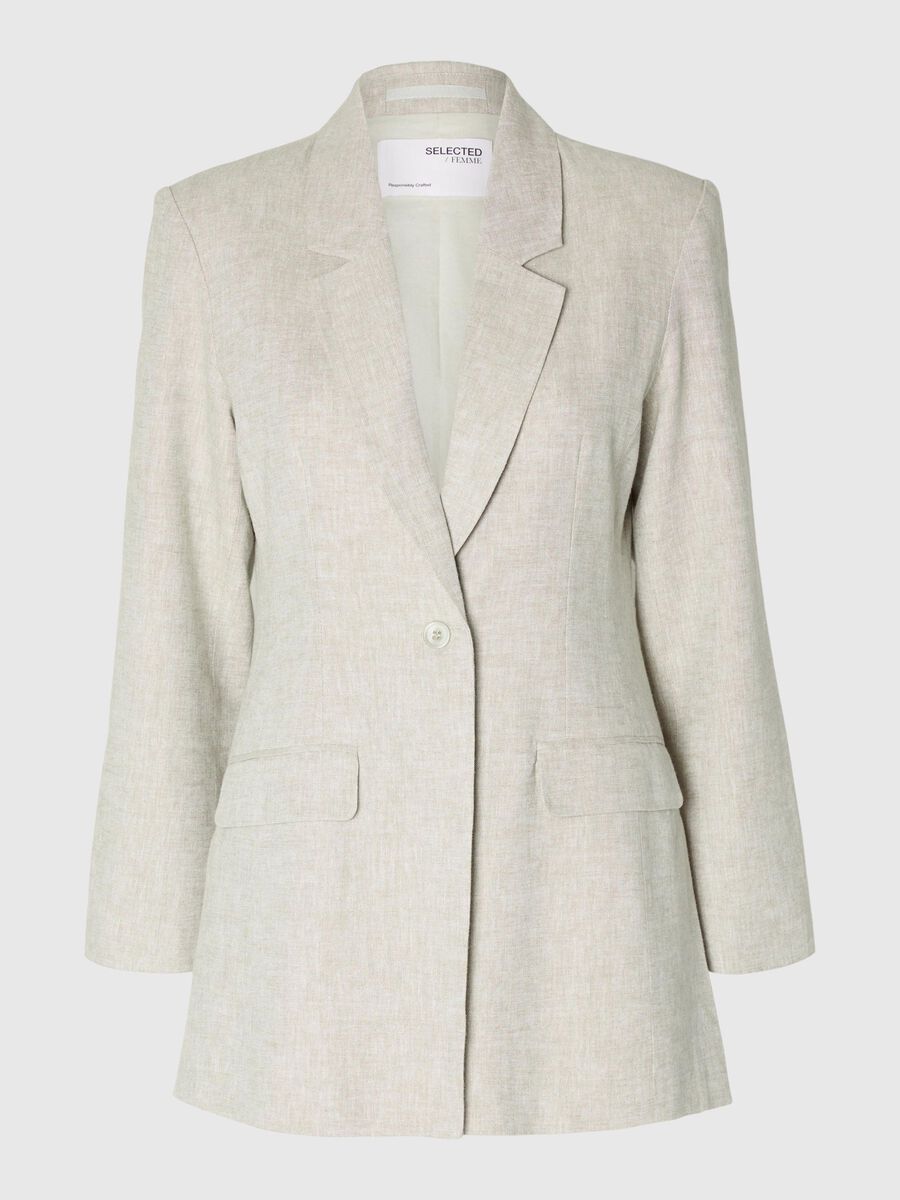 Selected CORTE SLIM EN MEZCLA DE LINO BLAZER, Nomad, highres - 16089461_Nomad_1028904_001.jpg