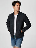 Selected SHEEP - LEATHER JACKET, Dark Navy, highres - 16063314_DarkNavy_003.jpg