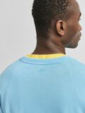 Selected BIO-BAUMWOLLE WASHED-LOOK SWEATSHIRT, Horizon Blue, highres - 16078618_HorizonBlue_006.jpg