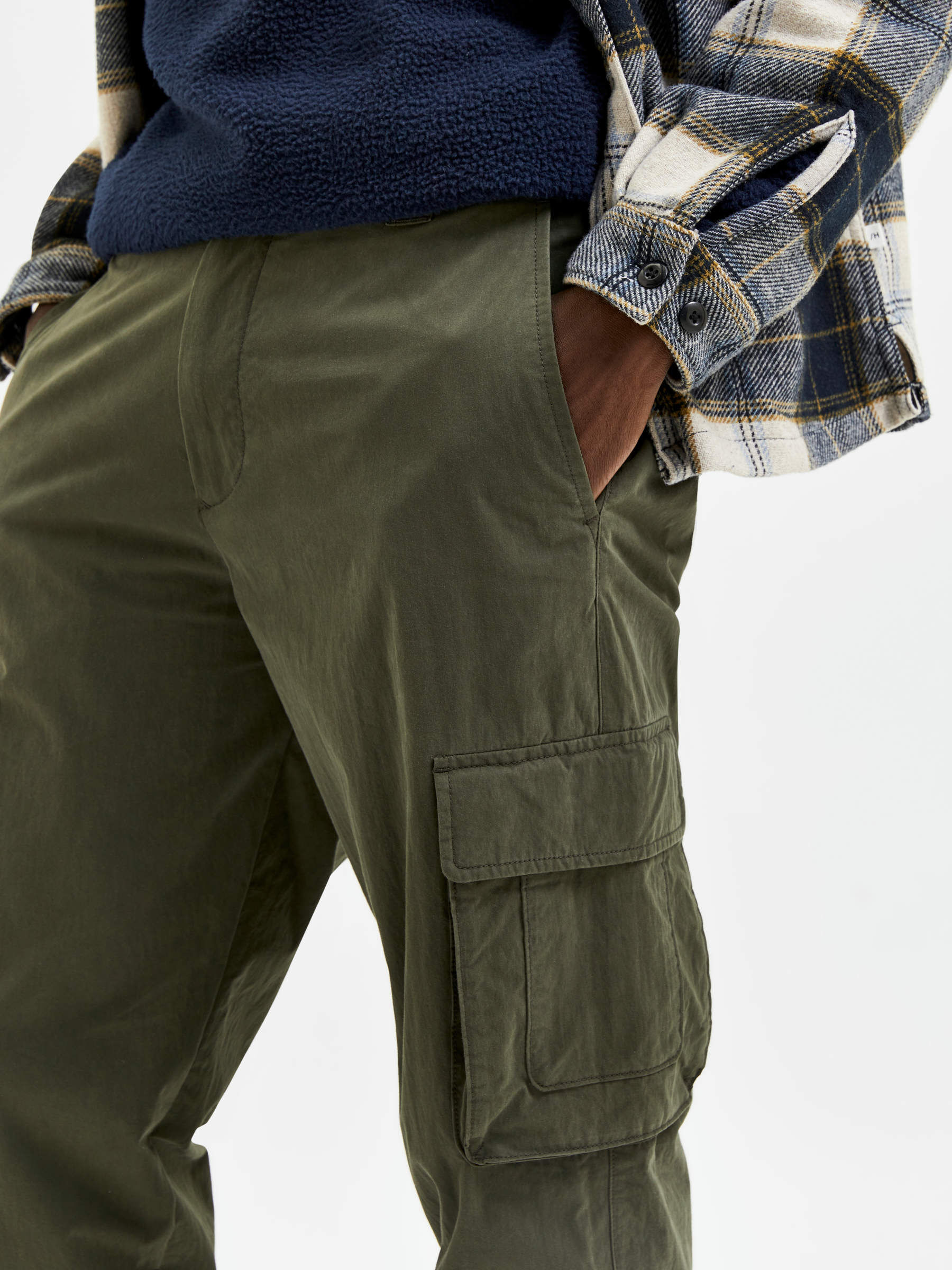 CARGO TROUSERS Green SELECTED HOMME