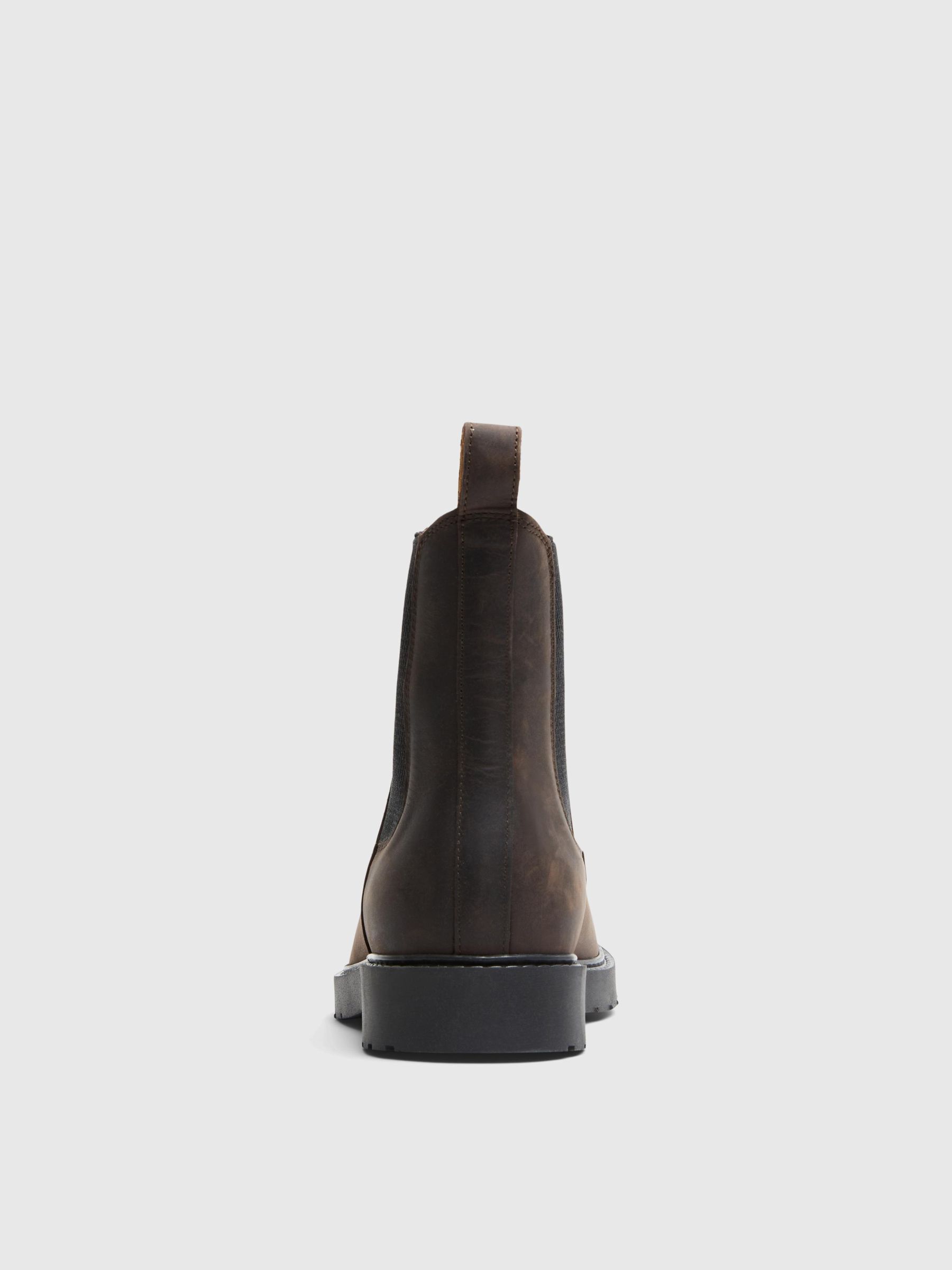 Selected homme leather chelsea boots 2025