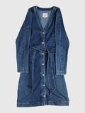 Selected BELTED - DENIM DRESS, Dark Blue Denim, highres - 80000139_DarkBlueDenim_001.jpg