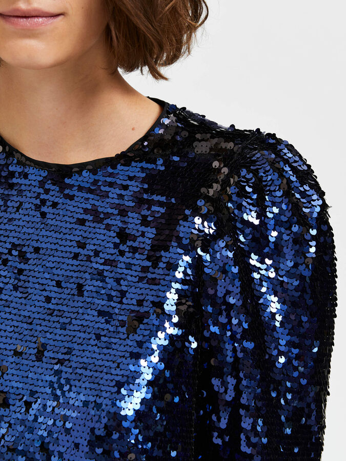 Long Sleeve Sequin Top