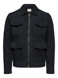 Selected SUEDE - LEATHER JACKET, Blue Graphite, highres - 16074393_BlueGraphite_001.jpg