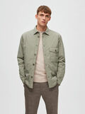 Selected DOORGESTIKTE OVERSHIRT, Vetiver, highres - 16087388_Vetiver_003.jpg