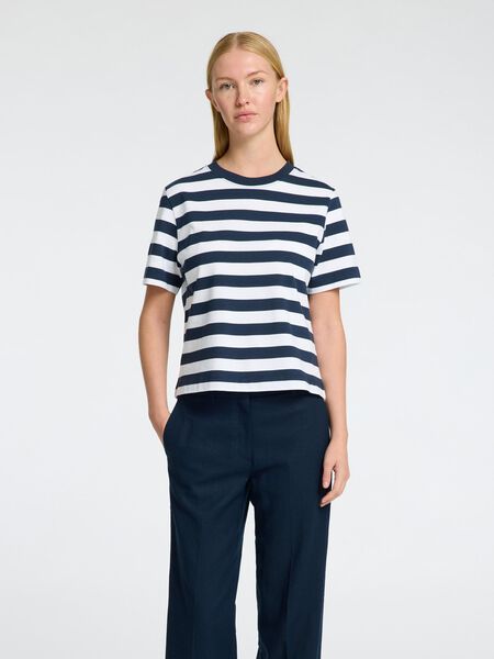 Selected RAYÉ BOXY T-SHIRT, Dark Sapphire, highres - 16087918_DarkSapphire_987691_003.jpg