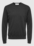Selected LONG-SLEEVED KNITTED JUMPER, Antracit, highres - 16074682_Antracit_778122_001.jpg