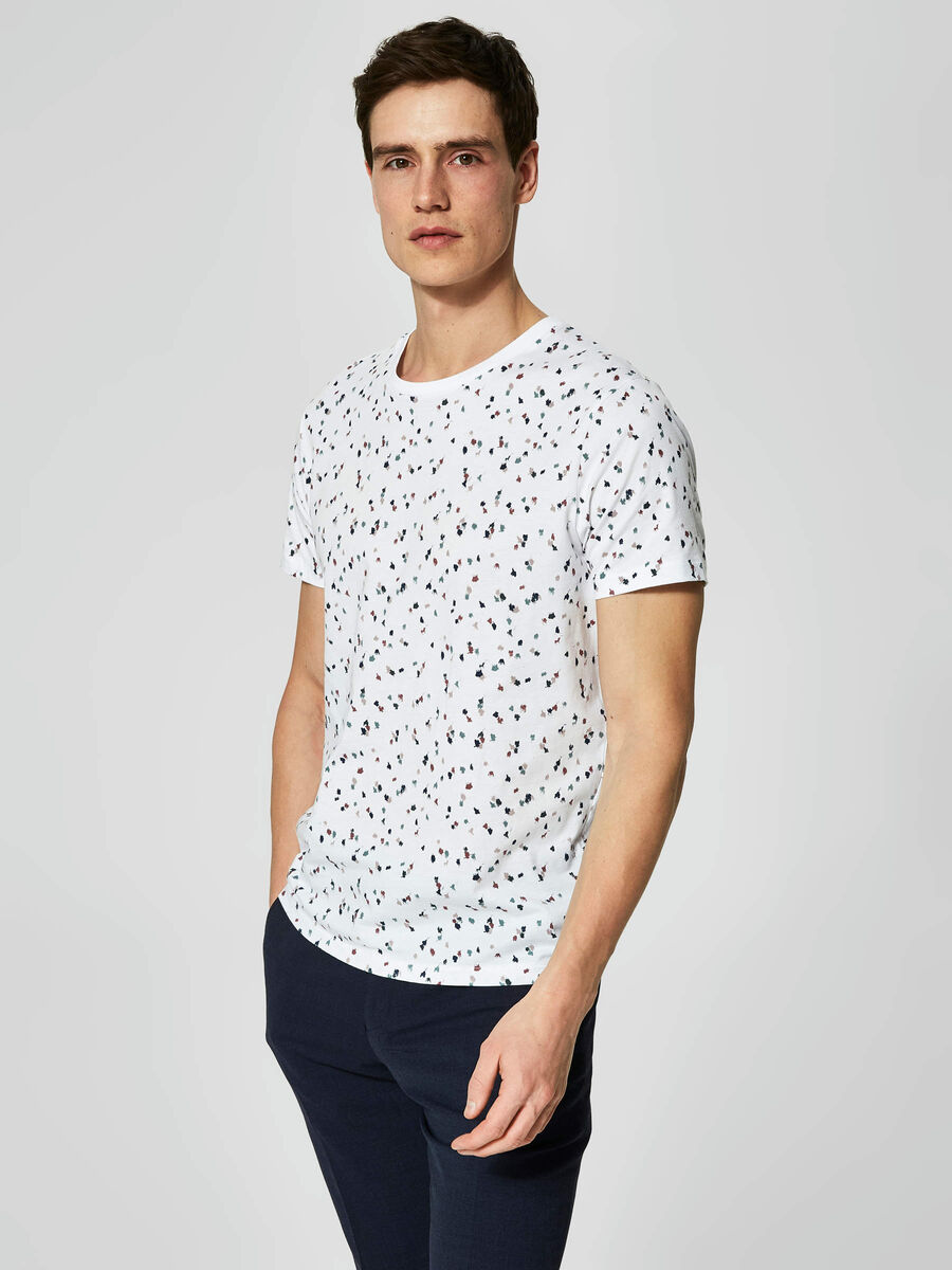 Selected ESTAMPADA - CAMISETA, Bright White, highres - 16061855_BrightWhite_003.jpg