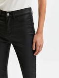 Selected PU COATED HIGH WAISTED JEANS, Black, highres - 16082534_Black_006.jpg