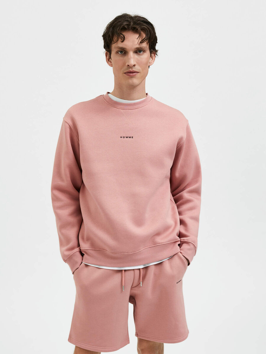 Selected LANGE MOUWEN SWEATSHIRT, Ash Rose, highres - 16085889_AshRose_003.jpg
