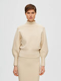 Selected BALLOON-SLEEVED KNITTED JUMPER, Birch, highres - 16088314_Birch_003.jpg