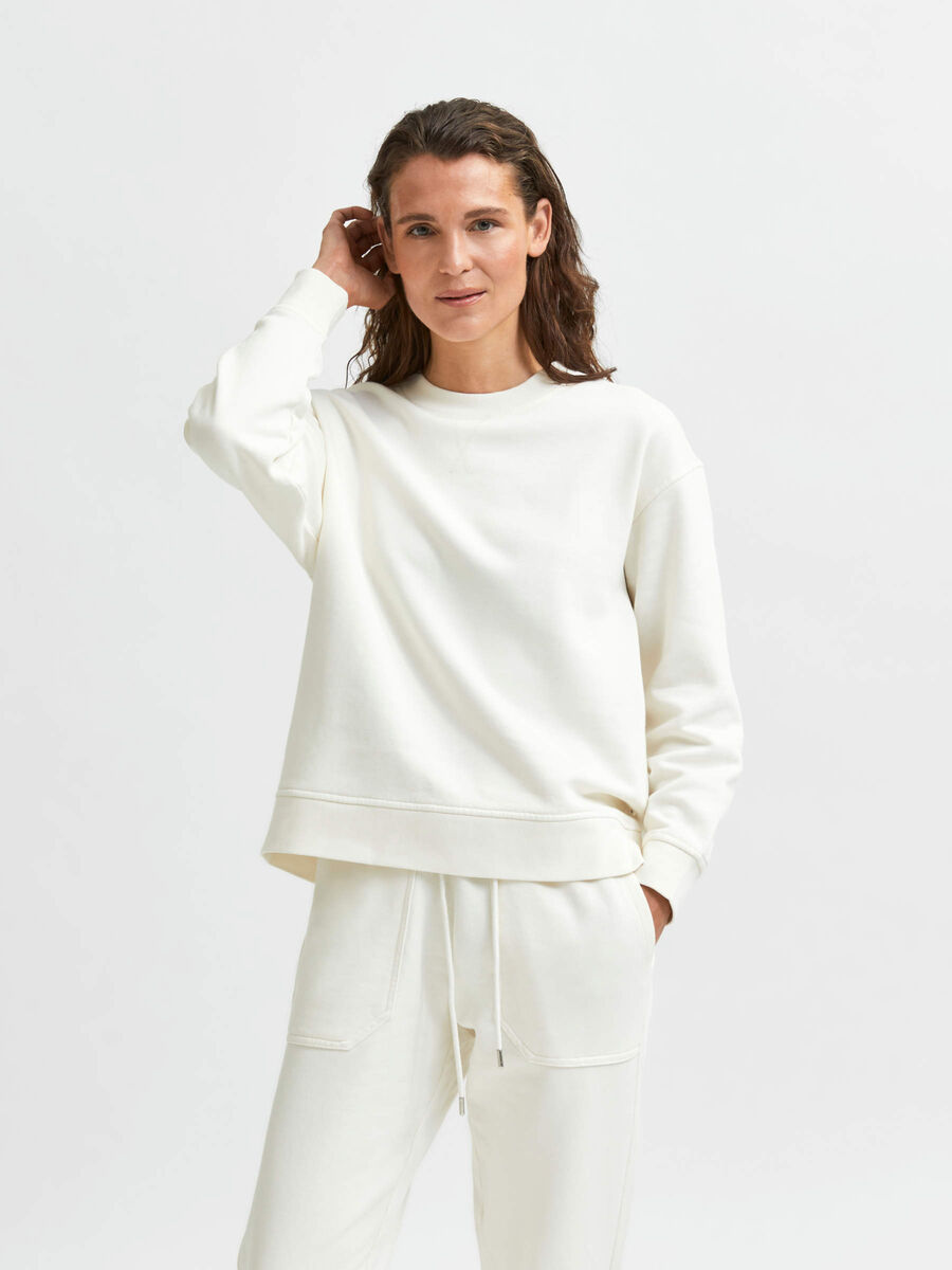 Selected ORGANIC COTTON SELECTED STANDARDS SWEATSHIRT, Pristine, highres - 16082407_Pristine_003.jpg