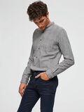 Selected MANDARIN COLLAR - SHIRT, Black, highres - 16069100_Black_702162_003.jpg