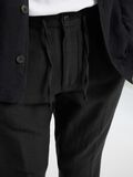 Selected 196 STRAIGHT FIT LINEN-BLEND TROUSERS, Black, highres - 16096224_Black_004.jpg