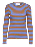 Selected STRIPED LONG-SLEEVED T-SHIRT, Jacaranda, highres - 16078946_Jacaranda_975749_001.jpg