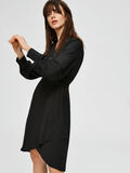 Selected WRAP MINI DRESS, Black, highres - 16071790_Black_008.jpg