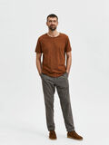 Selected CREW NECK T-SHIRT, Toffee, highres - 16071775_Toffee_005.jpg