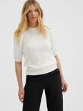 Selected CABLE KNIT PULLOVER, Snow White, highres - 16083795_SnowWhite_008.jpg