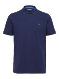 Selected CLASSIC POLO SHIRT, Navy Blazer, highres - 16087839_NavyBlazer_001.jpg