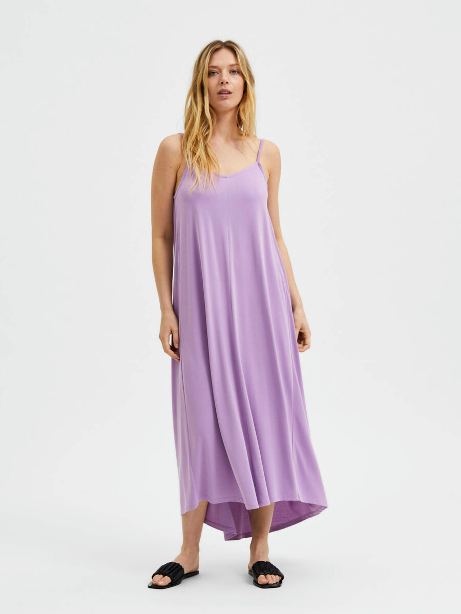 Selected DISEÑO CON TIRANTES VESTIDO MIDI, African Violet, highres - 16086071_AfricanViolet_005.jpg