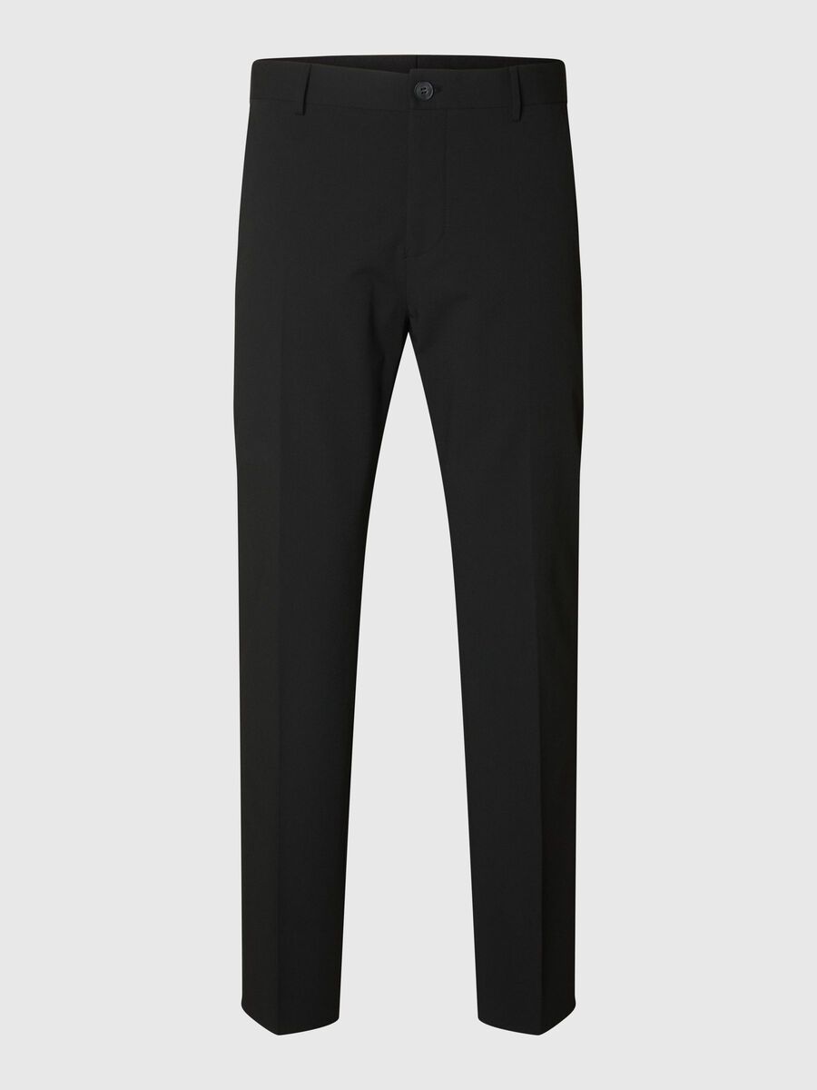 Selected 175 SLIM FIT TROUSERS, Black, highres - 16087825_Black_001.jpg