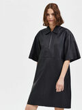Selected MINI LEATHER DRESS, Black, highres - 16086409_Black_008.jpg