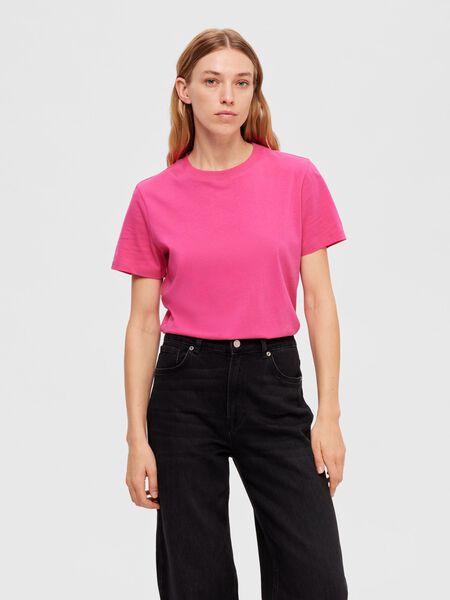 Selected KLASSISCHES T-SHIRT, Fuchsia Purple, highres - 16089123_FuchsiaPurple_003.jpg