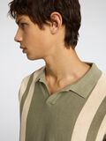 Selected MANCHES COURTES POLO EN MAILLE, Vetiver, highres - 16096197_Vetiver_1151789_006.jpg