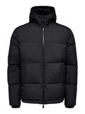 Selected SHORT PUFFER JACKET, Black, highres - 16089248_Black_001.jpg