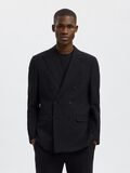 Selected SLIM FIT  DOUBLE-BREASTED BLAZER, Black, highres - 16098184_Black_003.jpg