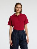Selected MANCHES COURTES POLO EN MAILLE, Savvy Red, highres - 16099120_SavvyRed_003.jpg