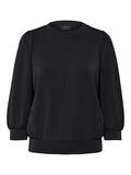 Selected PUFFÄRMEL SWEATSHIRT, Black, highres - 16082379_Black_001.jpg