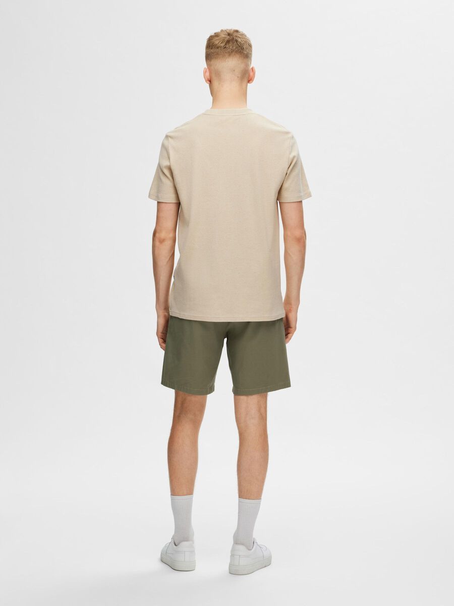 Selected REGULAR PASFORM T-SHIRT, Fog, highres - 16093729_Fog_004.jpg