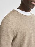Selected CREW NECK - PULLOVER, Sand, highres - 16062814_Sand_816489_006.jpg