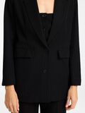 Selected SILVER PINSTRIPE OVERSIZED BLAZER, Black, highres - 16095747_Black_1143959_006.jpg