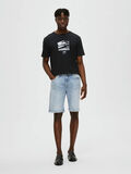 Selected LIGHT WASH DENIM SHORT, Blue Denim, highres - 16089265_BlueDenim_005.jpg