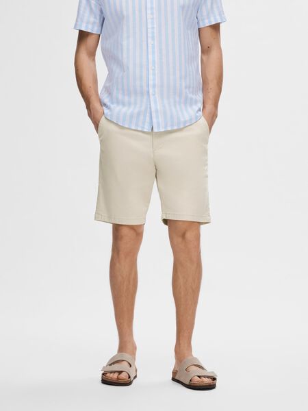 Selected SLIM-FIT CHINO SHORTS, Moonstruck, highres - 16092329_Moonstruck_003.jpg