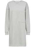 Selected RELAXED - SWEAT DRESS, Light Grey Melange, highres - 16063160_LightGreyMelange_001.jpg