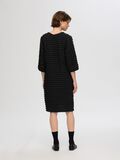 Selected GESTRUCTUREERDE MIDI JURK, Black, highres - 16096980_Black_004.jpg