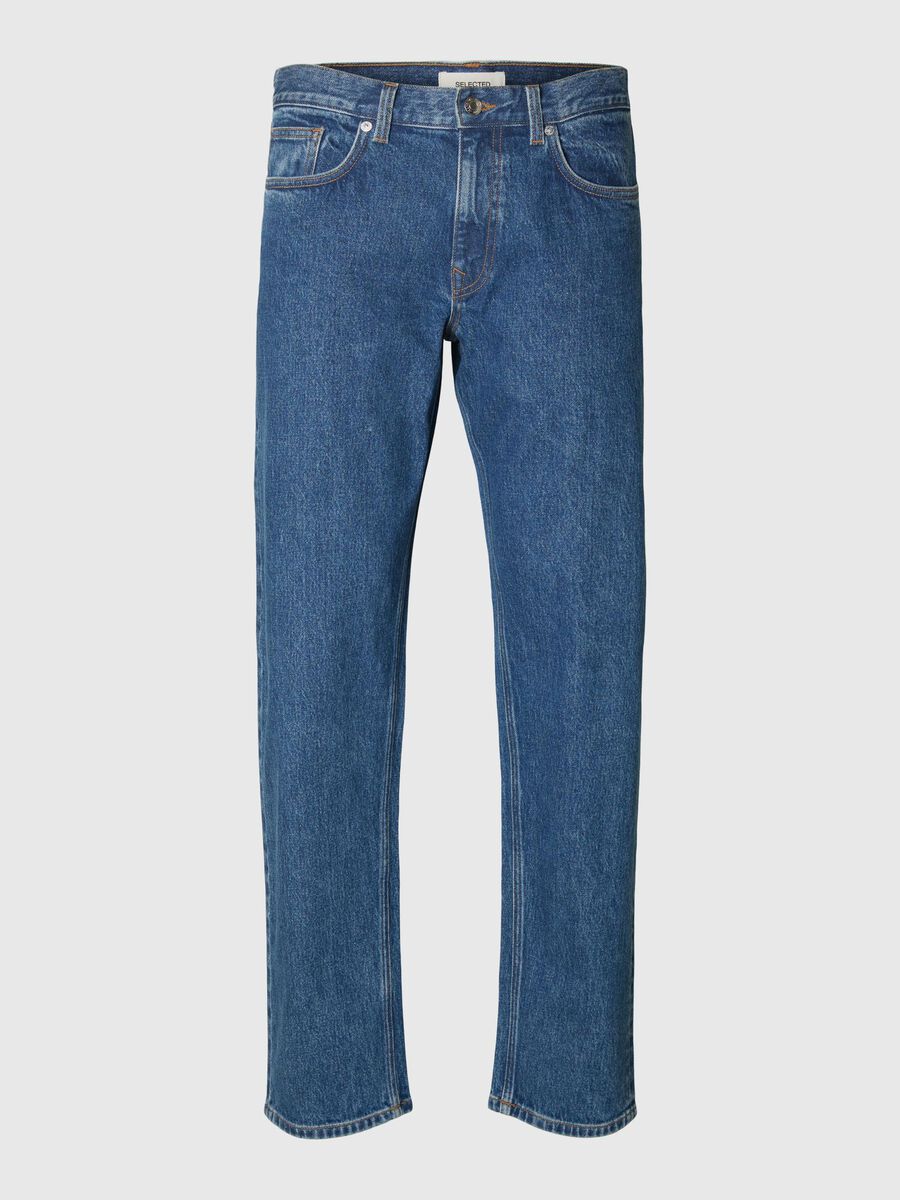 Selected 196 JEAN DROIT, Medium Blue Denim, highres - 16098196_MediumBlueDenim_1195490_001.jpg